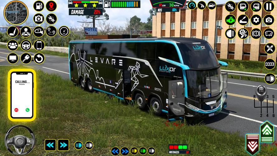 Bus Games 2023 Coach Bus Game Скриншот 3