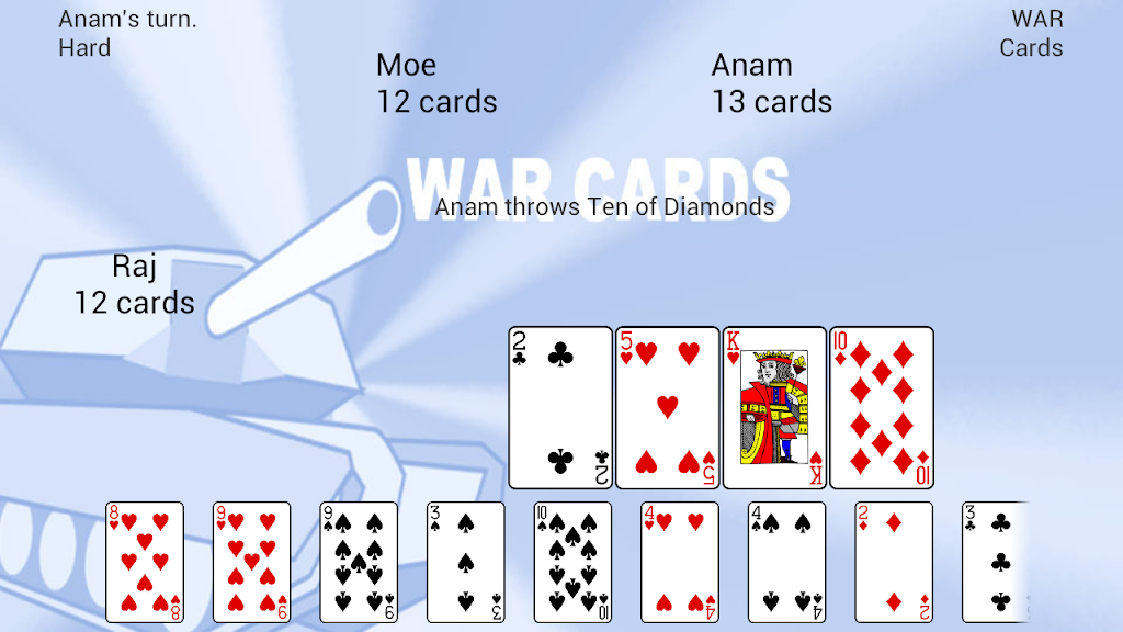 WAR Cards 螢幕截圖 0
