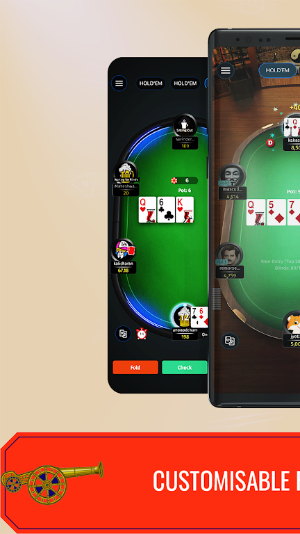 PokerBaazi: Practice Poker Zrzut ekranu 2