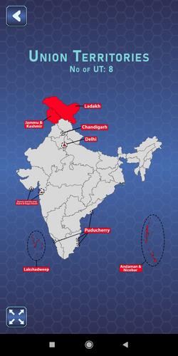 India Mapper-(India Map Game) 螢幕截圖 1
