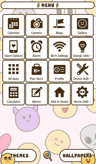 Enjoy Emoji Theme Captura de pantalla 0