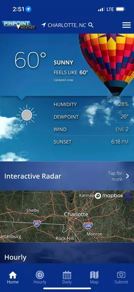 QC News Pinpoint Weather Ekran Görüntüsü 0