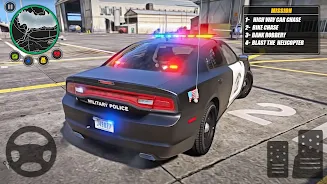 Police Car Chase Criminal Game ภาพหน้าจอ 1