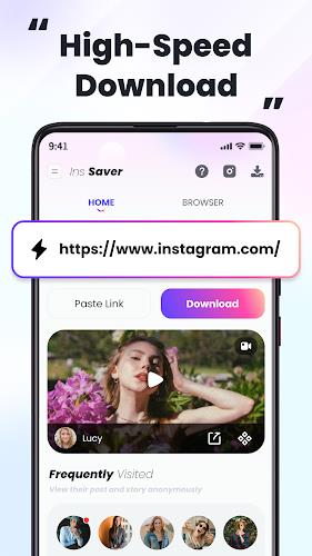 Reels video downloader, repost Capture d'écran 1