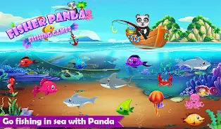 Fisher Panda - Fishing Games Ảnh chụp màn hình 0