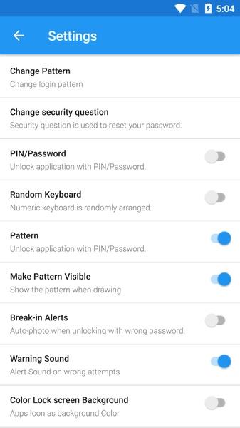 Fingerprint App Lock Tangkapan skrin 0