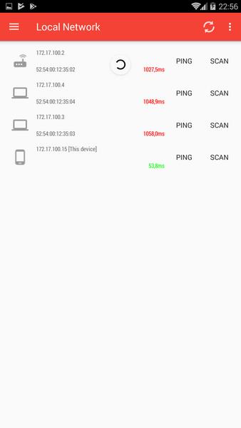 PortDroid Network Analysis Capture d'écran 1