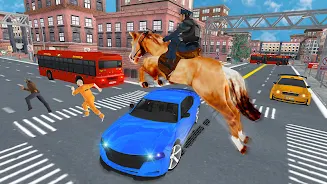 US Police Horse Criminal Chase Zrzut ekranu 3