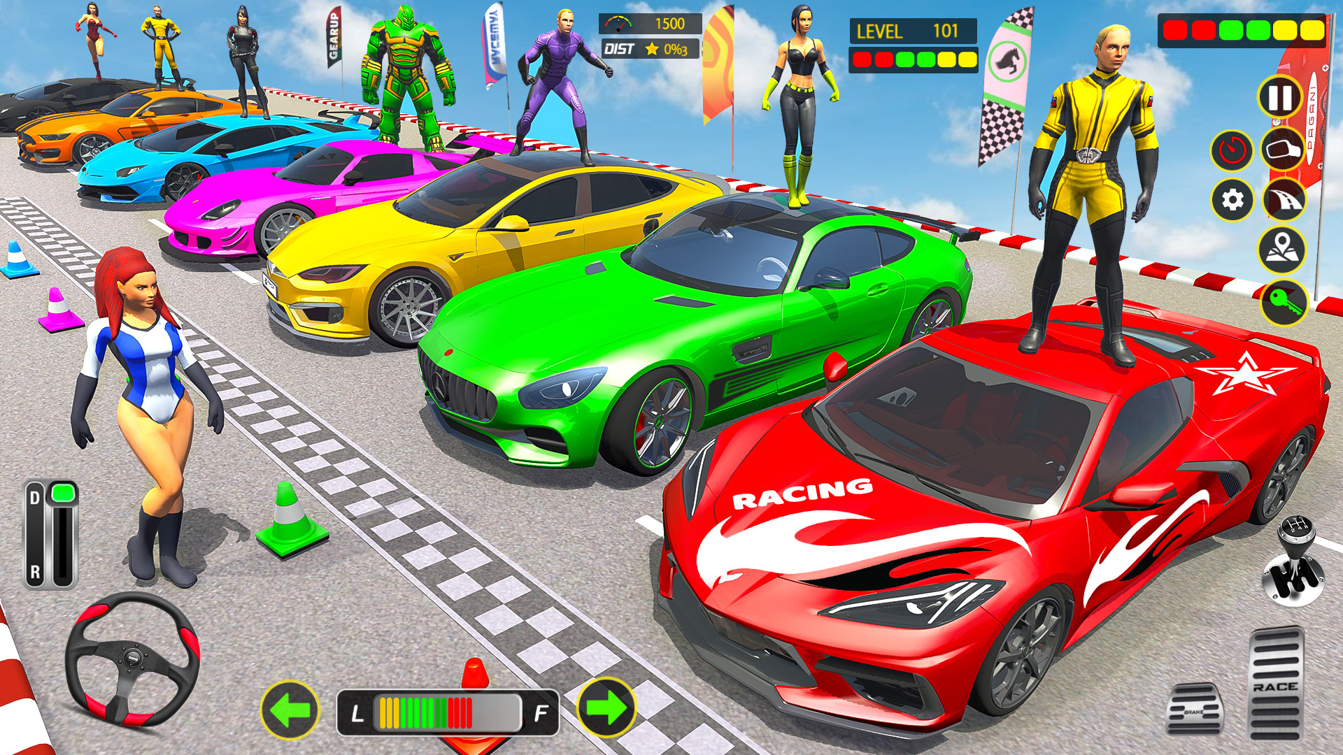 Ramp Car Stunts GT Car Game Captura de pantalla 0