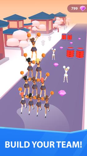 Cheerleader Run 3D Schermafbeelding 1