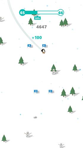 Ski Penguin - Fun Sports Game 螢幕截圖 1