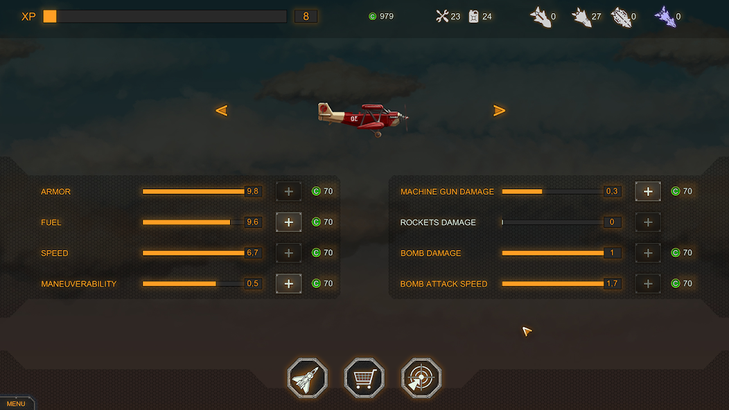 Aircraft Evolution Mod Tangkapan skrin 2