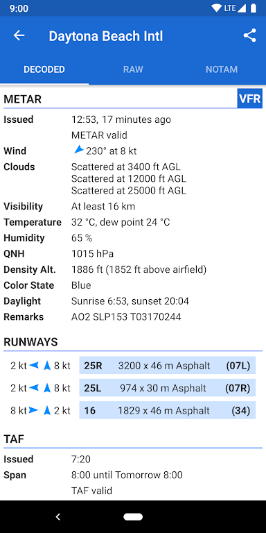 Avia Weather – METAR & TAF Mod应用截图第1张