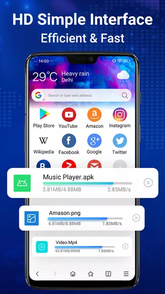 Web Browser - Fast & Privacy Ảnh chụp màn hình 1