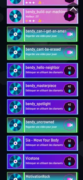 Bendy-y game tiles hop ball Скриншот 2