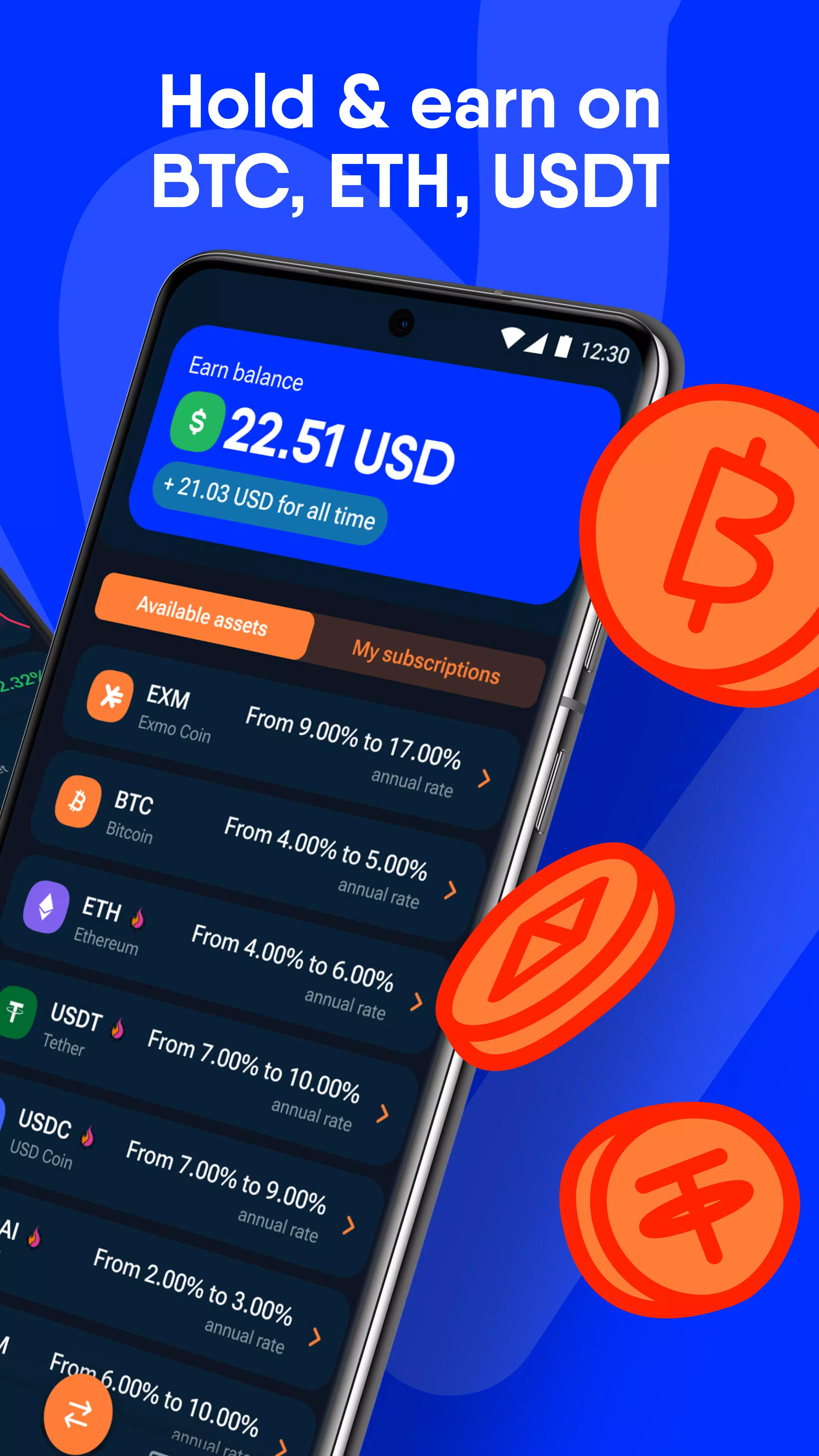 EXMO.com: Trade & Hold Crypto Zrzut ekranu 1