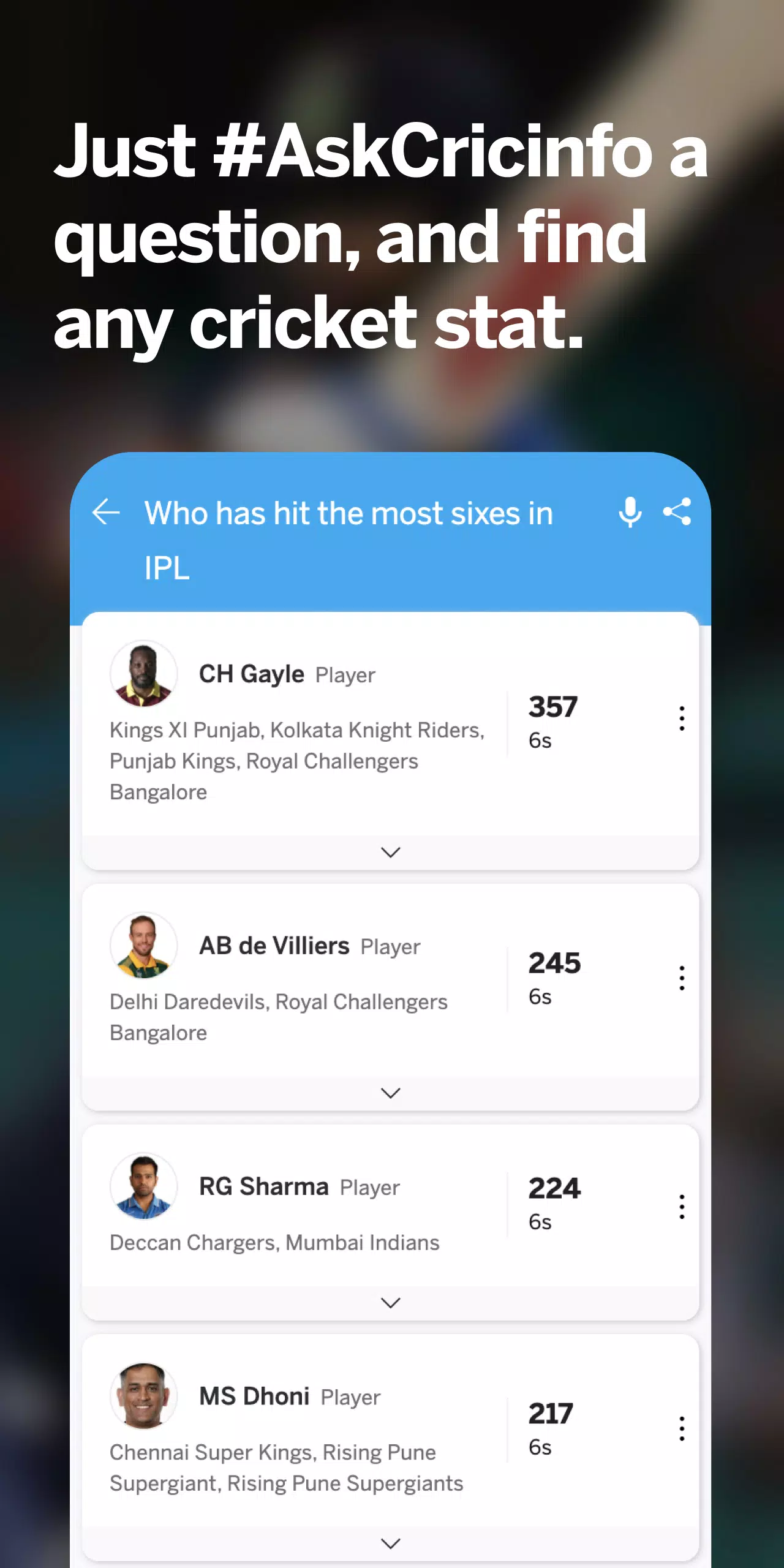 ESPNcricinfo - Live Cricket 螢幕截圖 3