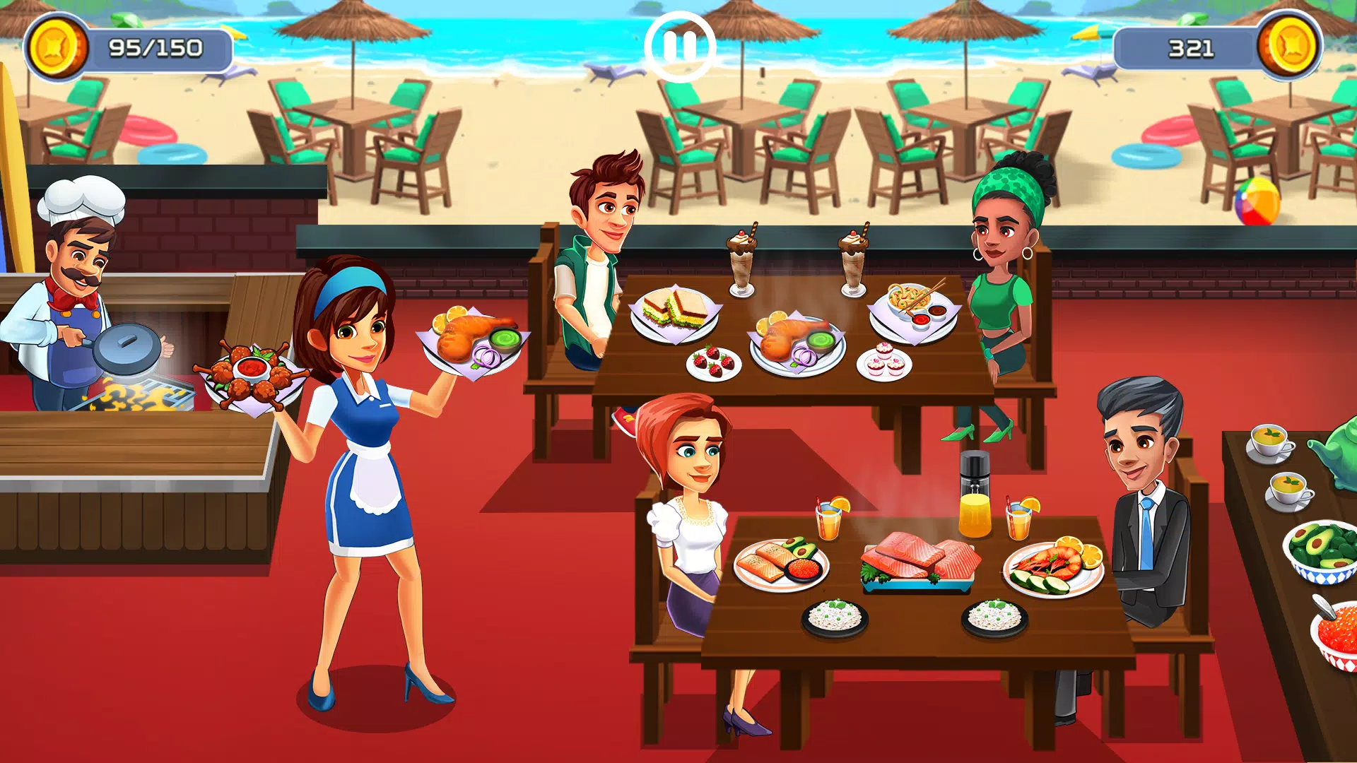 Schermata Cooking Cafe 0
