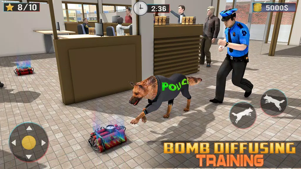 Police K9 Dog Training School: Dog Duty Simulator ภาพหน้าจอ 1