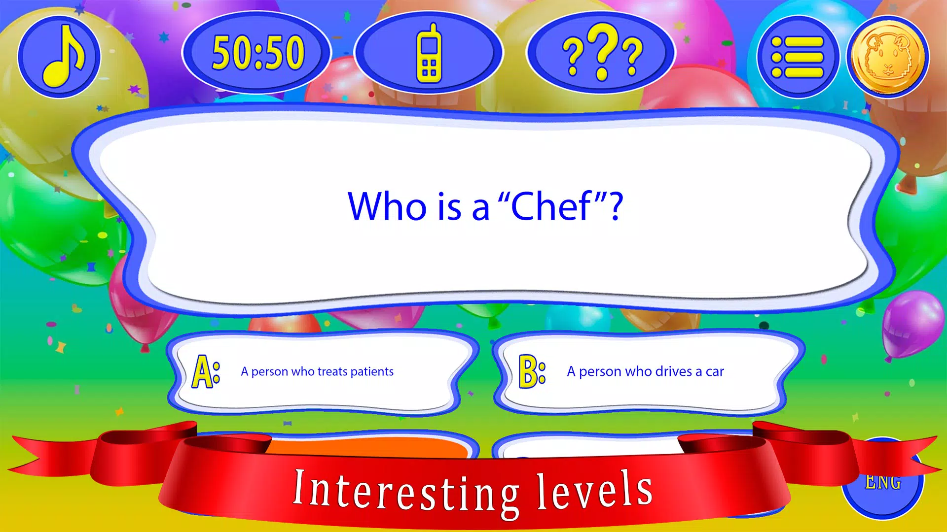 Kids Quiz Games: Millionaire 螢幕截圖 2