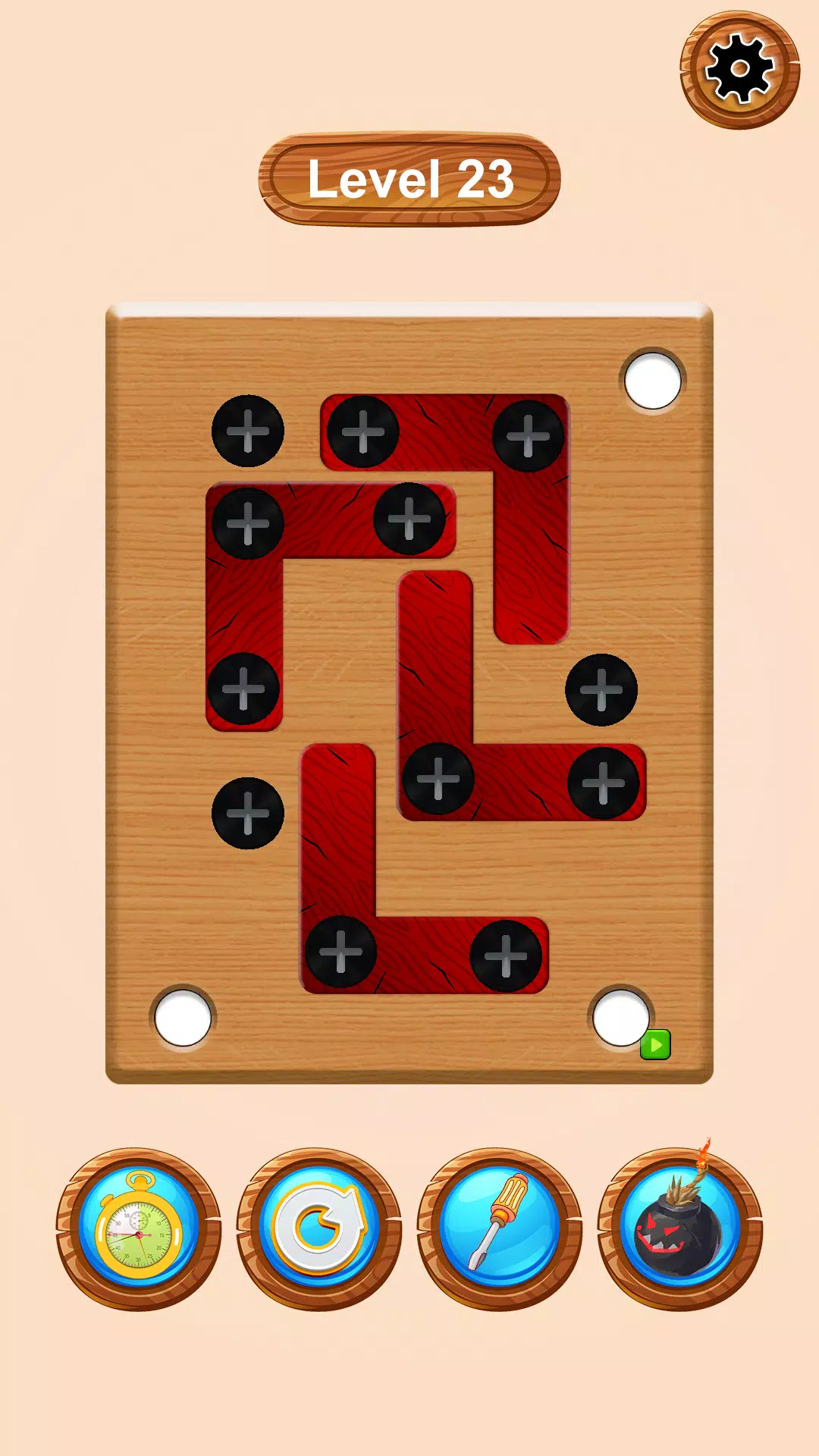 Wood Nuts & Bolts Screw Puzzle应用截图第3张