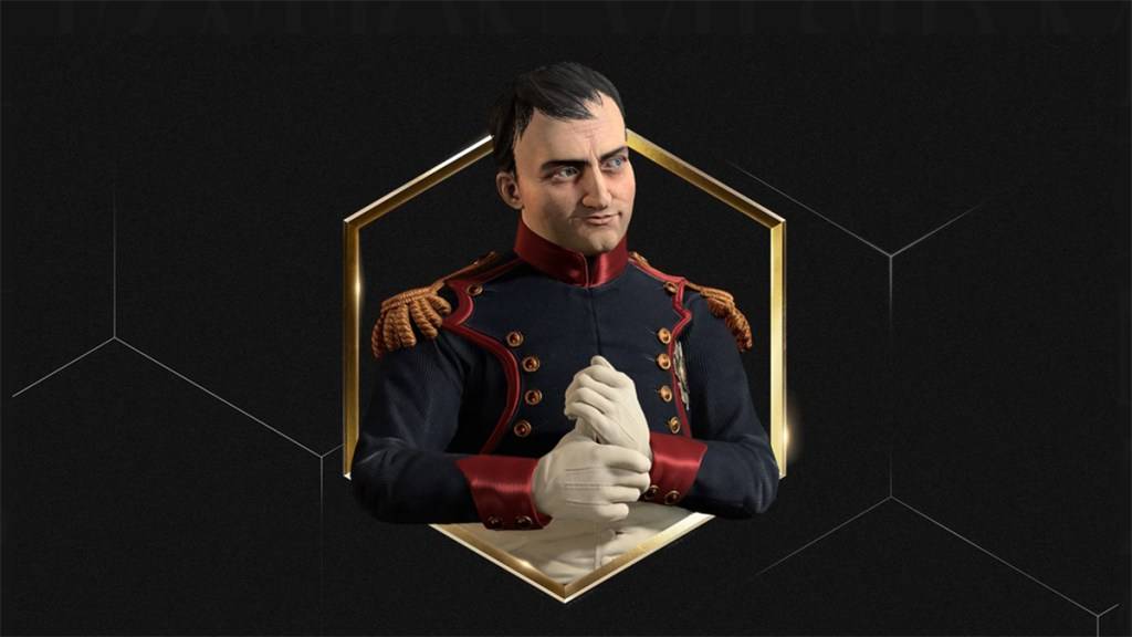 Isang imahe ng Emperor Napoleon Persona sa Sibilisasyon 7 bilang bahagi ng isang gabay sa kung paano i -unlock siya sa laro.