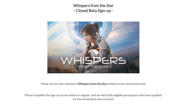 Whispers from the Star Preregister and Preorder