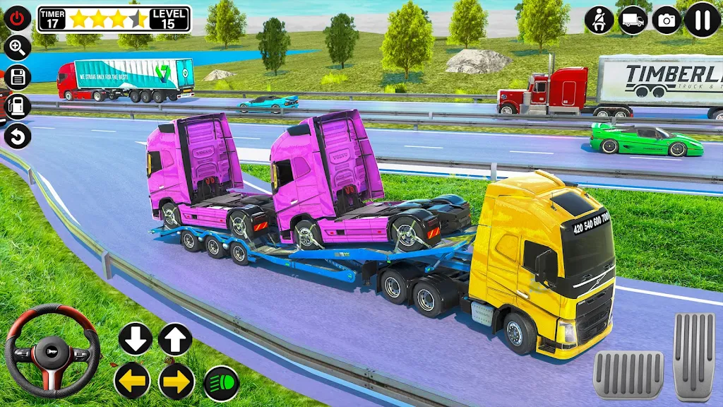 Crazy Truck Games: Truck Sim स्क्रीनशॉट 1