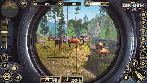 Jungle Deer Hunting Games 3D Captura de pantalla 2