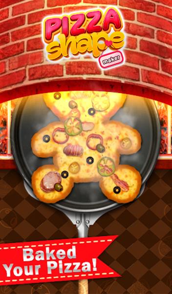 Shape Pizza Maker Cooking Game Ekran Görüntüsü 0