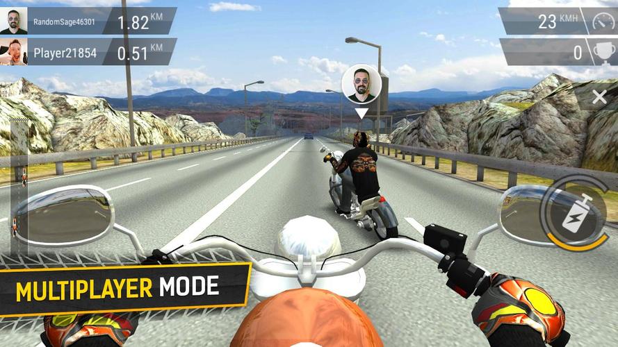 Moto Racing 3D Captura de tela 0