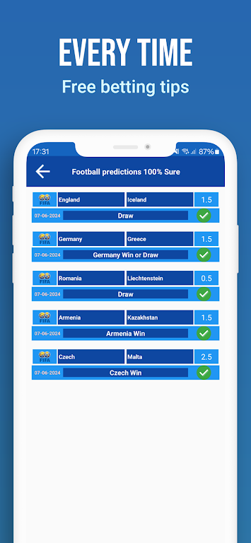 Football Prediction 100% Sure Captura de tela 2