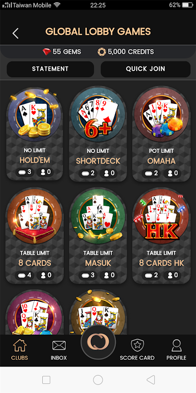 card club - hee hee Club Zrzut ekranu 2