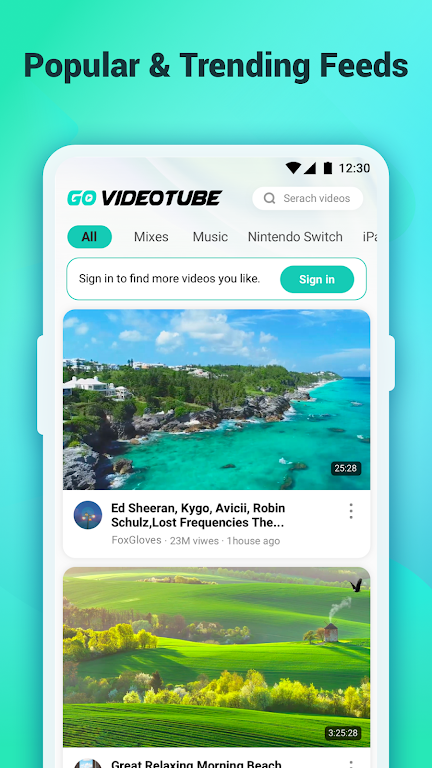 Go VideoTube Ảnh chụp màn hình 1