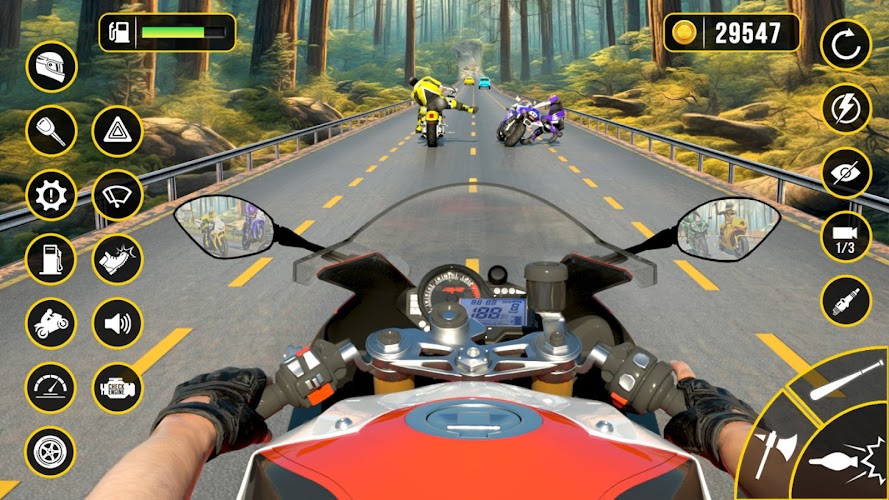 Moto Attack - Bike Racing Game Schermafbeelding 2