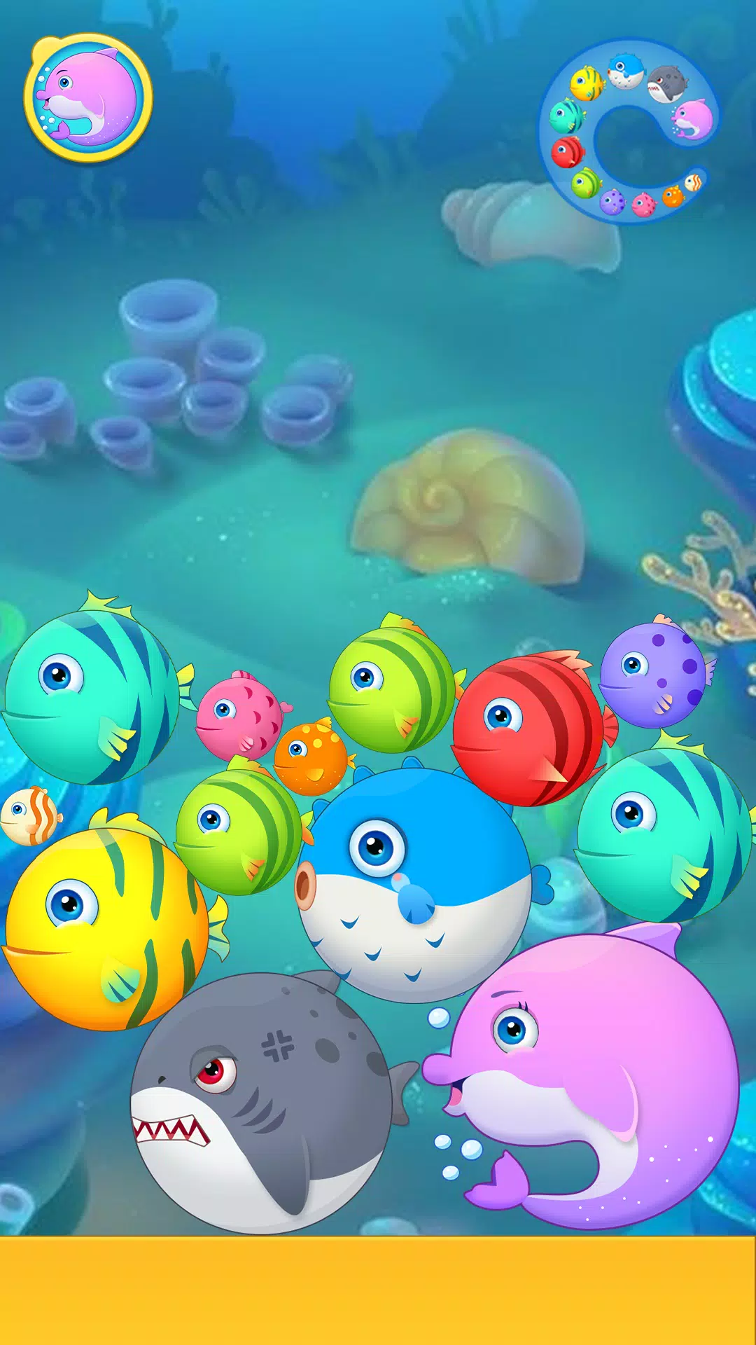 Sea Animals - Merge Game 螢幕截圖 0