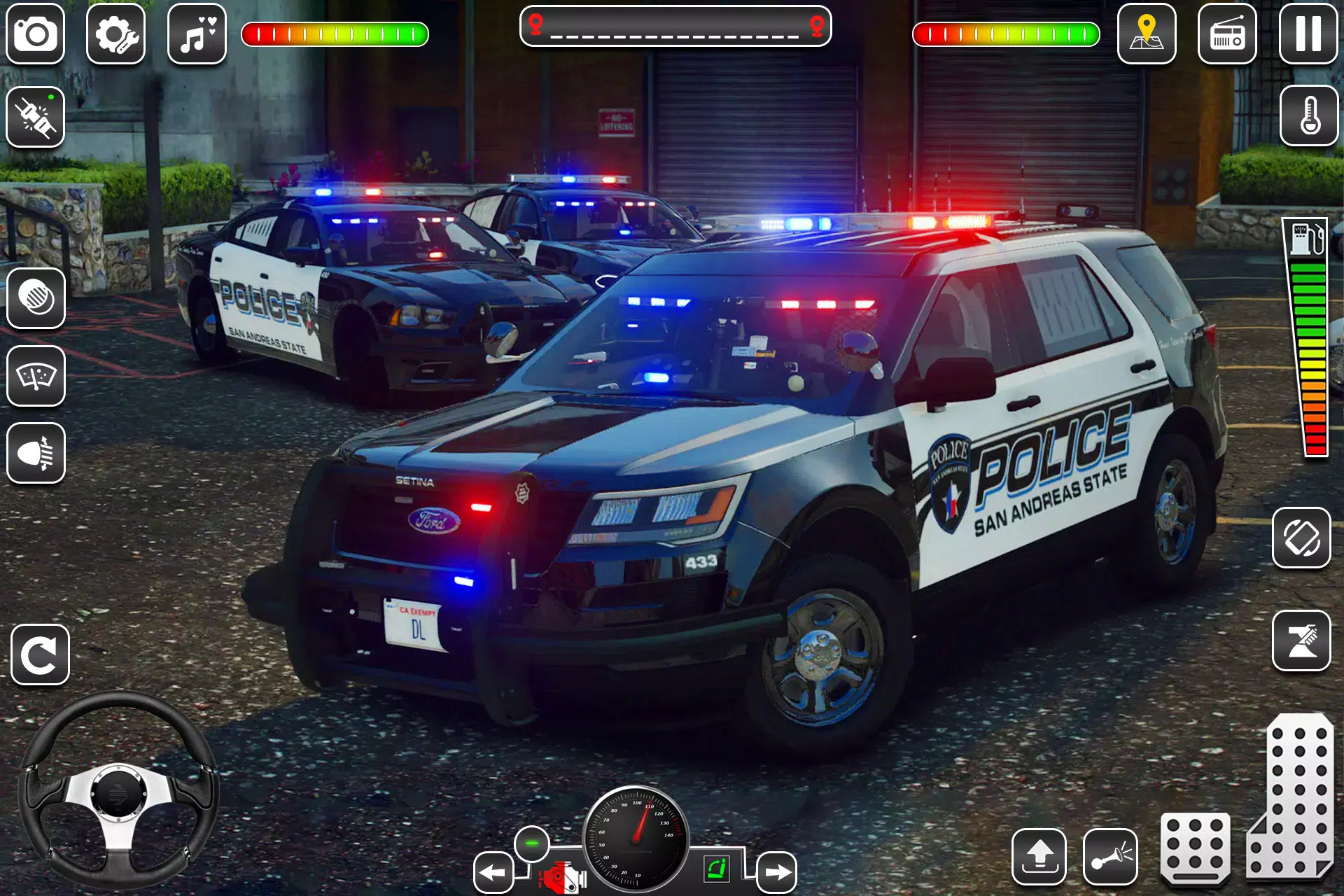 US Police Car Chase Game 3D スクリーンショット 0