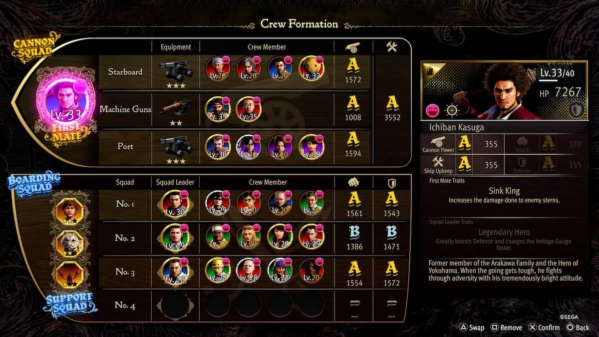 Top Pirate Coliseum Crew Strategies in Like A Dragon: Pirate Yakuza Hawaii