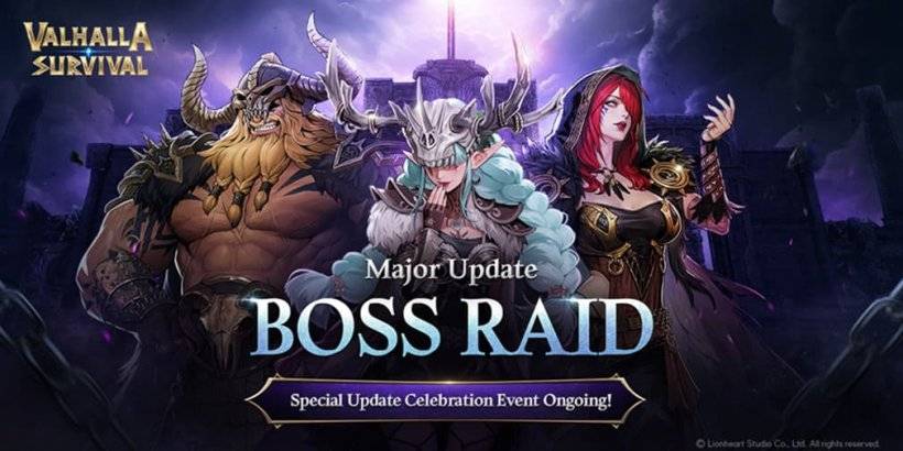 Valhalla Survival обнаруживает обновление Major Boss Raid с тремя новыми героями