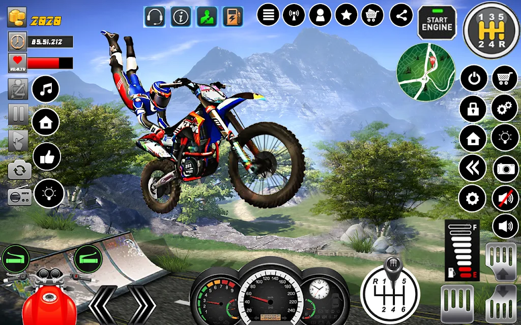 Bike Stunt Dirt Bike Games スクリーンショット 1