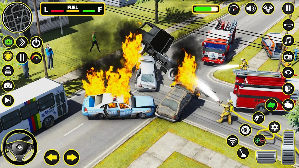 Fire Truck Firefighter Rescue ภาพหน้าจอ 0