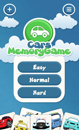 Cars memory game for kids Captura de pantalla 0