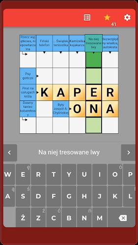 Krzyżówki Capture d'écran 3