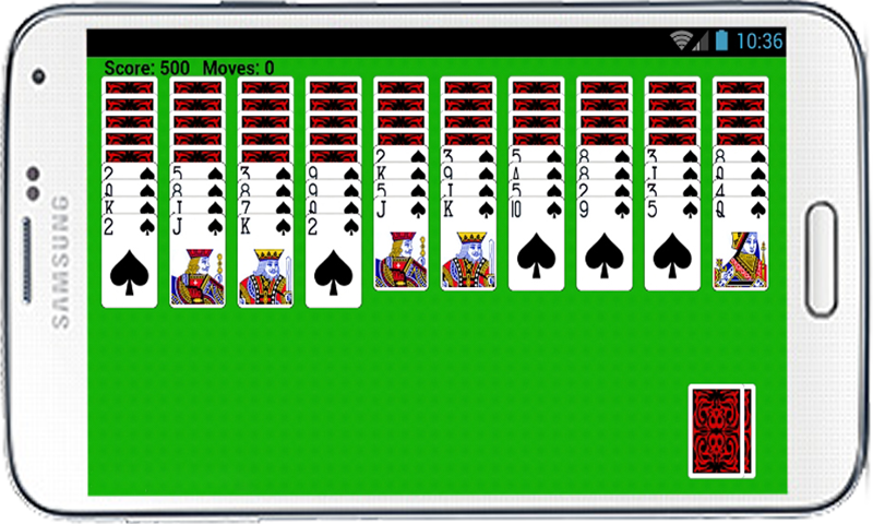 Spider Solitaire Free Game HD Capture d'écran 3