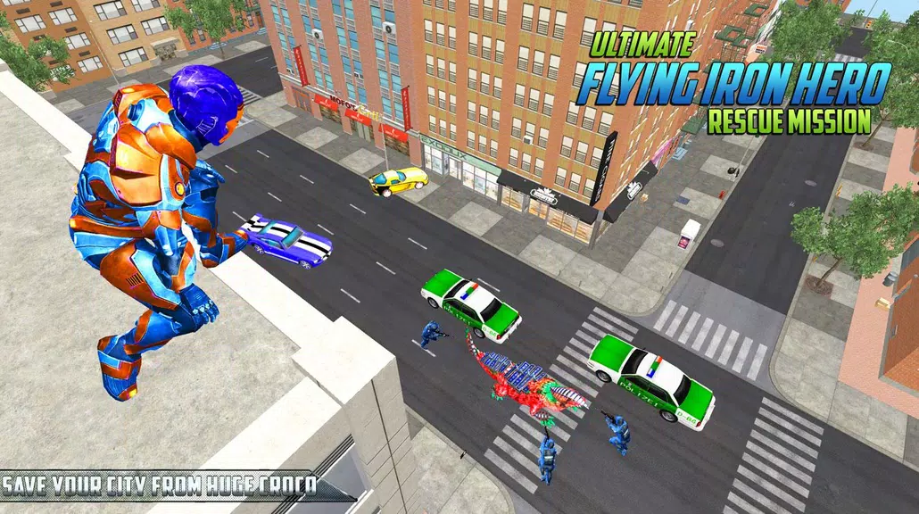 Ultimate KungFu Superhero Iron Fighting Free Game Скриншот 1
