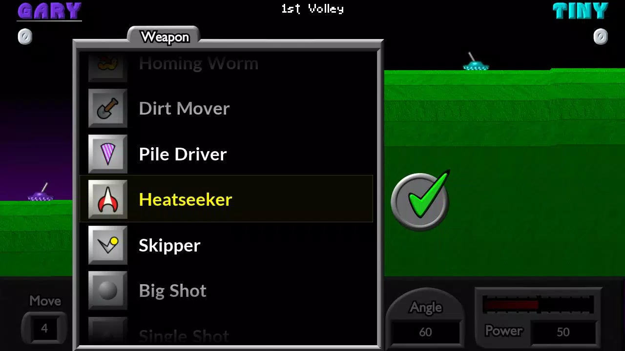 Pocket Tanks ဖန်သားပြင်ဓာတ်ပုံ 2