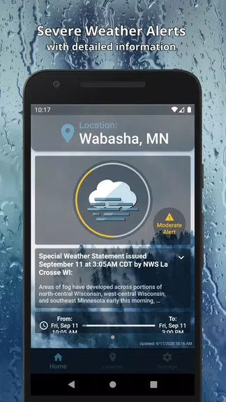 Meteo! - Severe Weather Alerts स्क्रीनशॉट 0