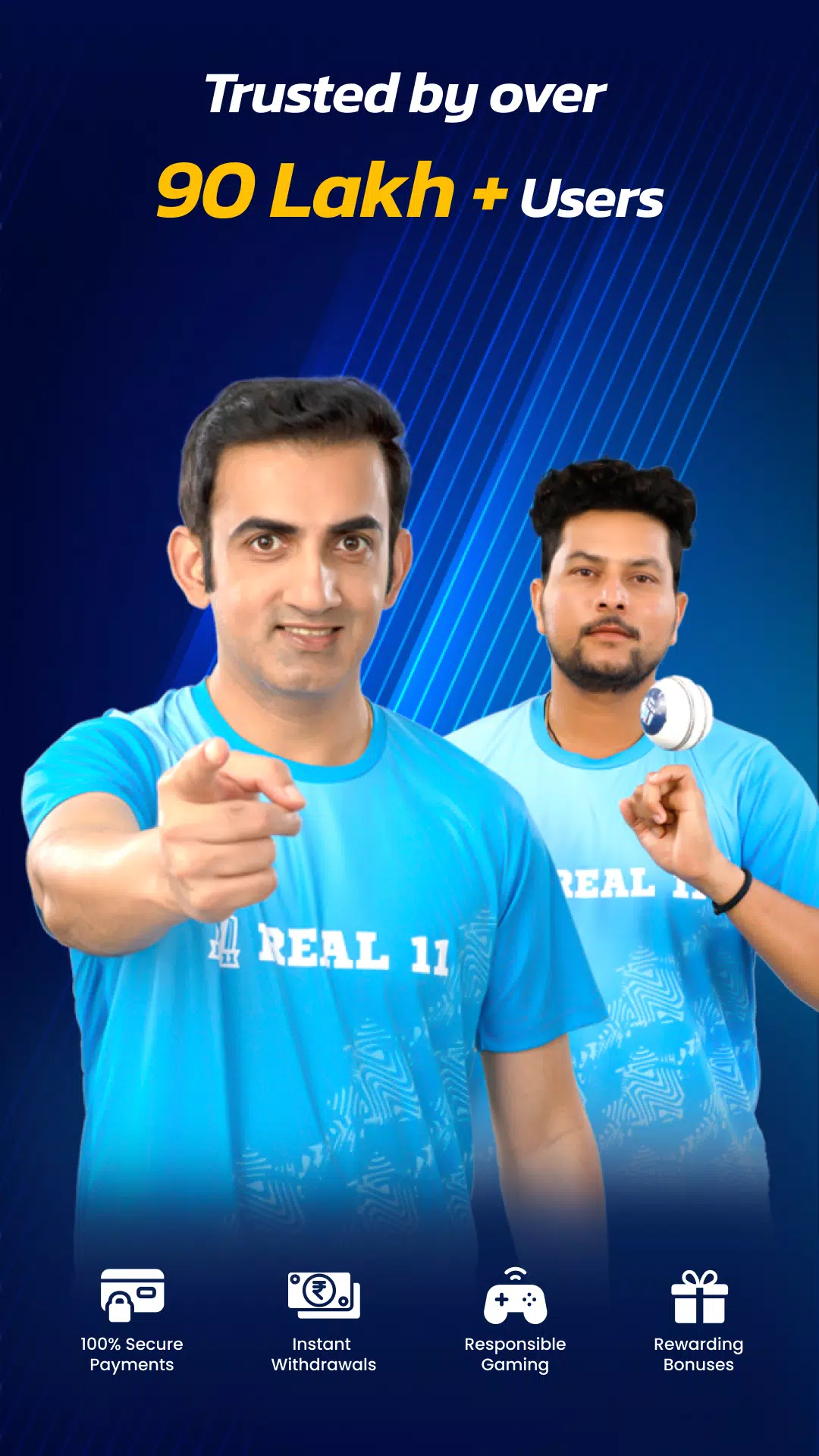 Real11: Play Fantasy Cricket স্ক্রিনশট 1