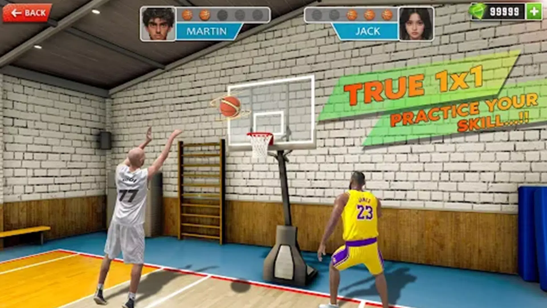 Basketball Games 2023 Offline ภาพหน้าจอ 1