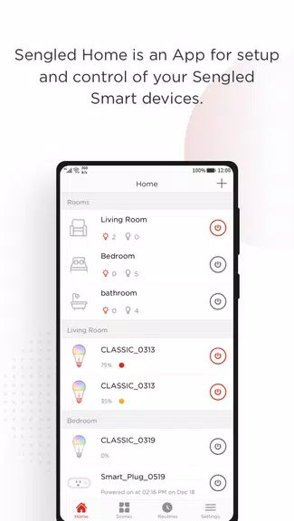 Sengled Home Captura de pantalla 0